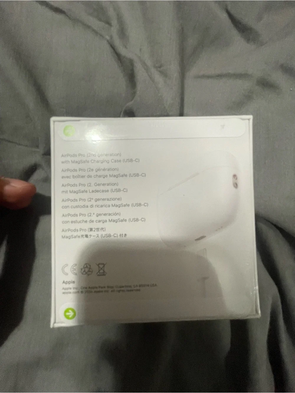 Apple Airpods pro 2 Wireless In-Ear Earbuds with Silicone Tips